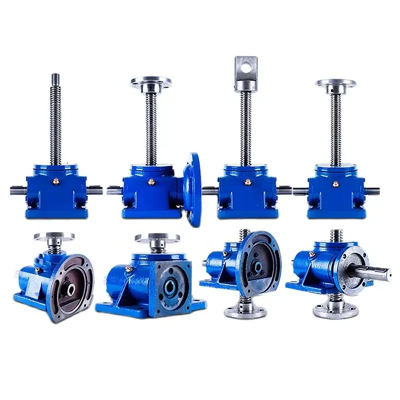 For SWL1T/2.5T/5T Leading Screw Lifting Collar Cigar Handoperated Worm SWL Lifting Reducer Fixed Lifting Platform Electric hand