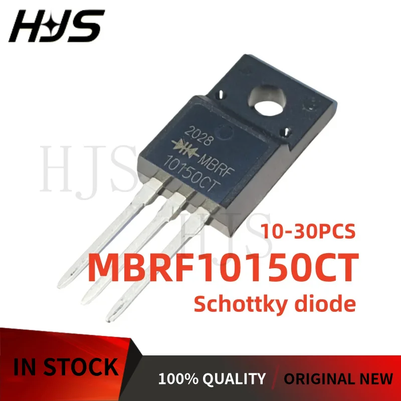 10-30PCS Brand New MBRF10150CT MBRF10150 TO-220F Schottky diodes Transistor