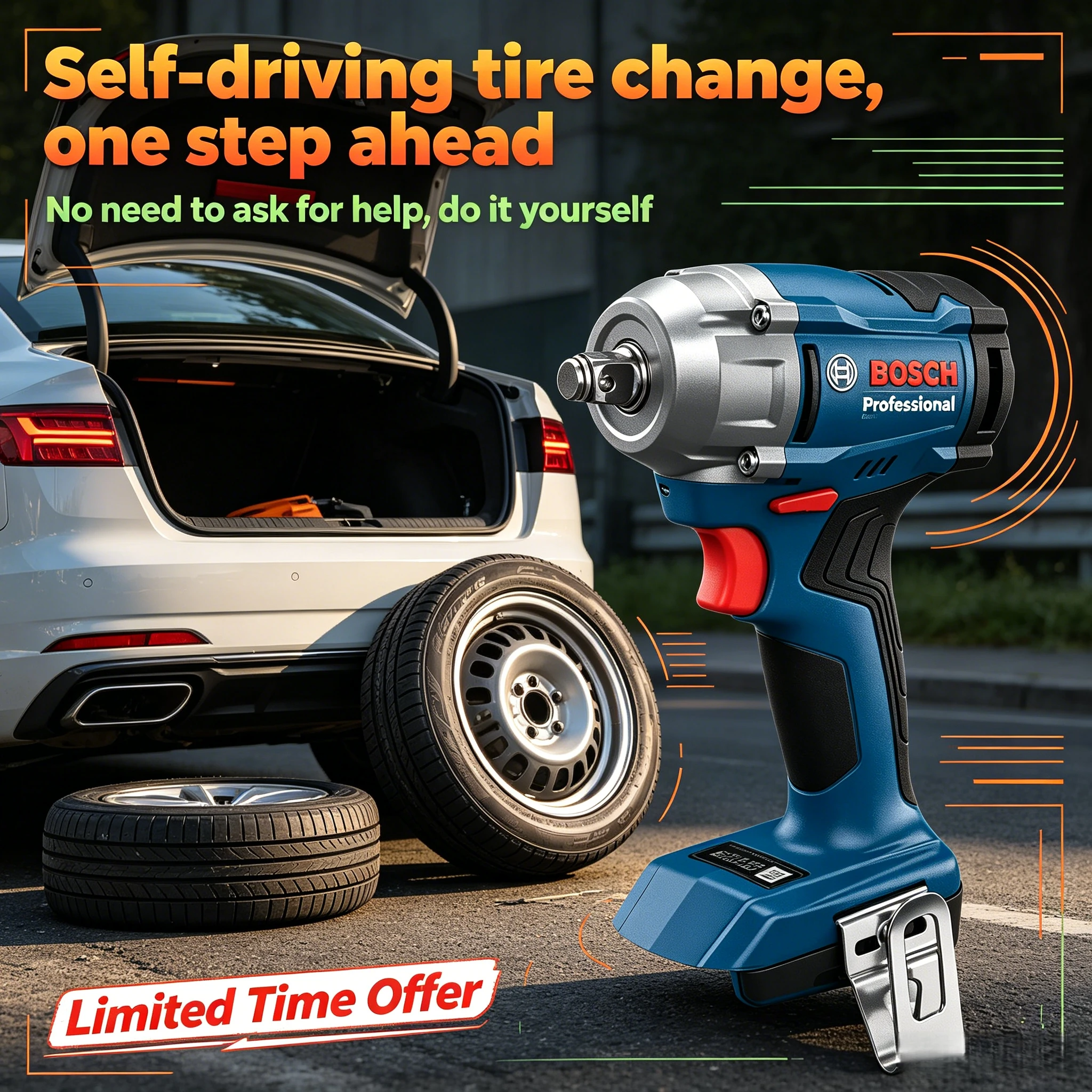 مفتاح ربط كهربائي لاسلكي بوش ب - مراجعة Impact Driver Cordless وسعره