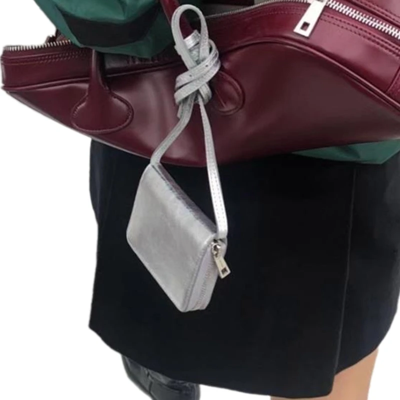 Compact Card Bag PU Leather Waist Bags Crossbody Purse Fashion Shoulder Bag Suitable for Various Occasion