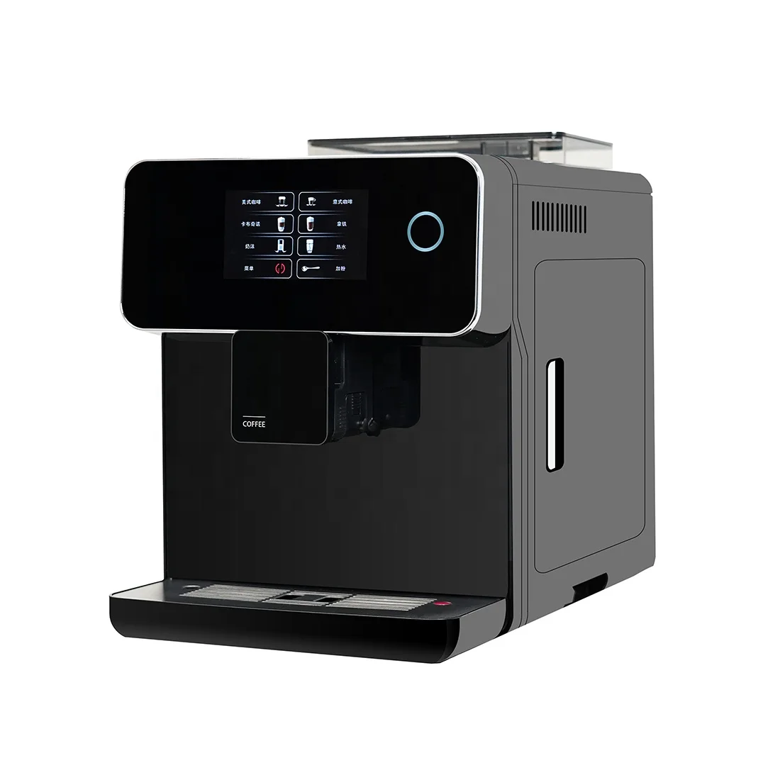 A10 5 Inch Touch Screen 19 Bar Bean To Cup Coffee Machine Fully Automatic Fresh Ground Espresso Dispenser For Home Commercial Ca
