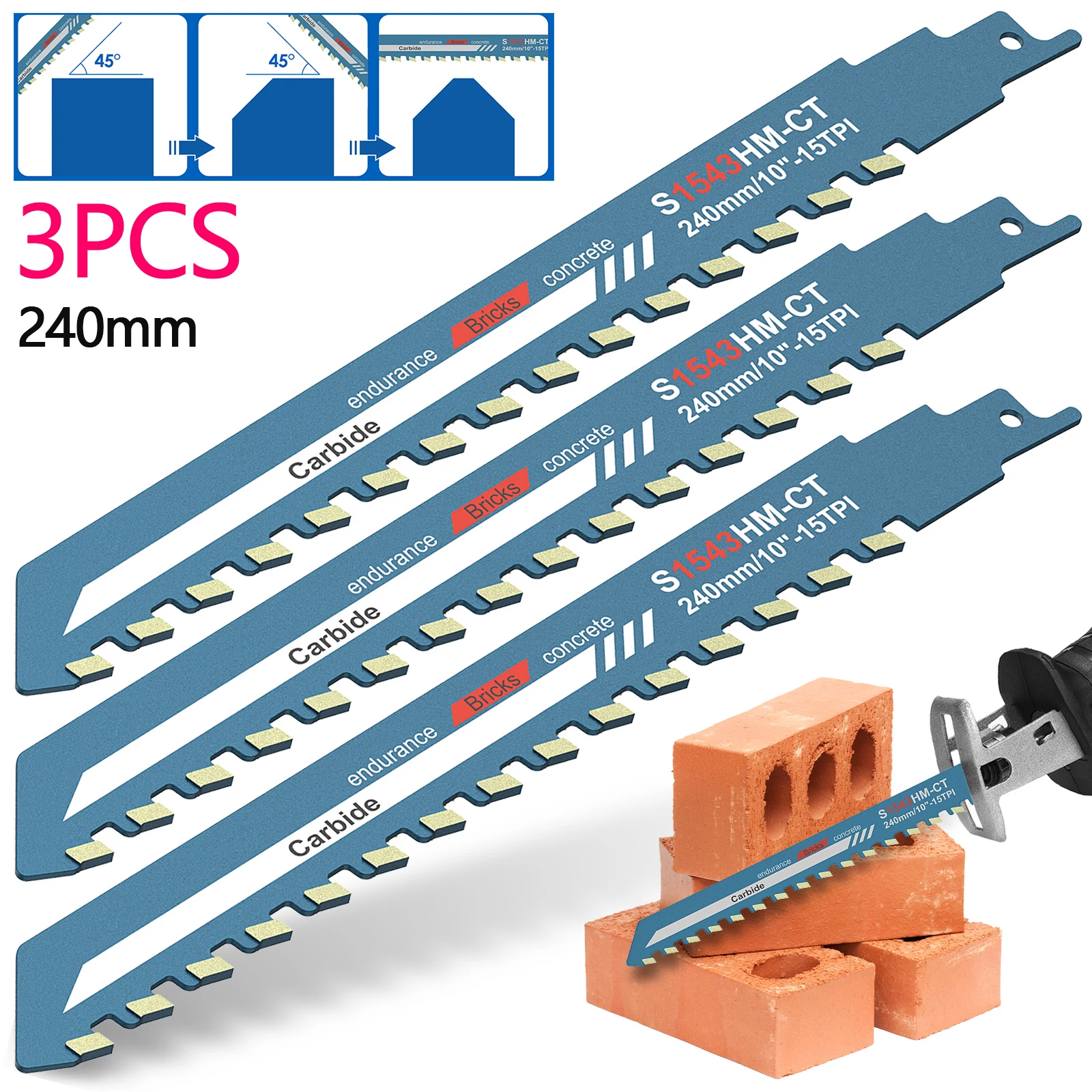 3Pcs Reciprocating …