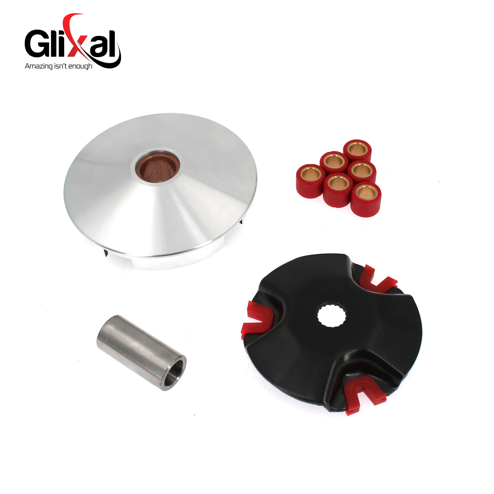 Glixal High Performance Racing Variator Set with 7g Roller Weights Jog 50 3KJ Minarelli 2 Stroke 1PE40QMB 1E40QMB Scooter Moped