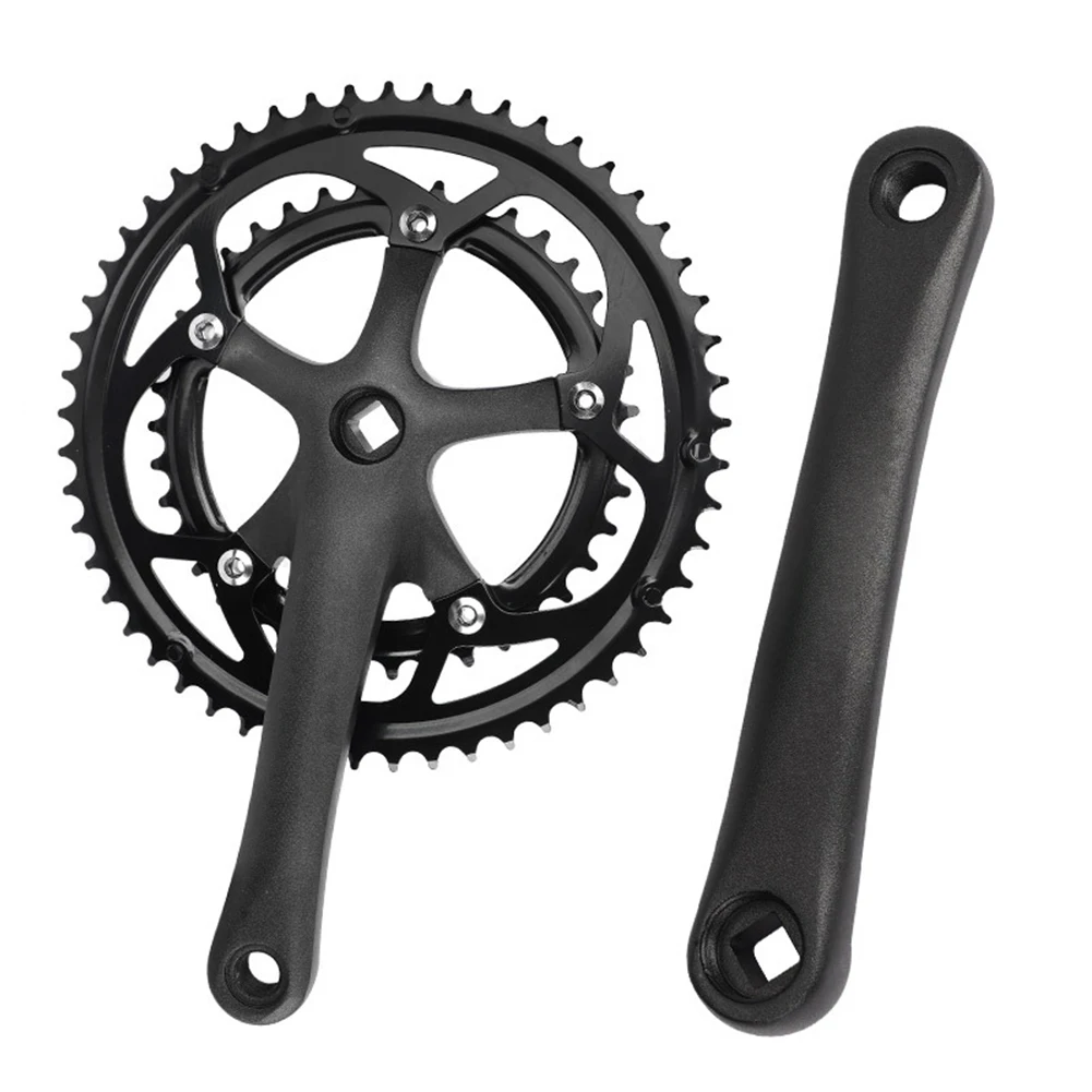 

Aluminum Alloy Crankset Bicycle 8 9 10 Speeds 130BCD 130BCD Crank Leg Compatible With 14mm Pedals Easy Installation