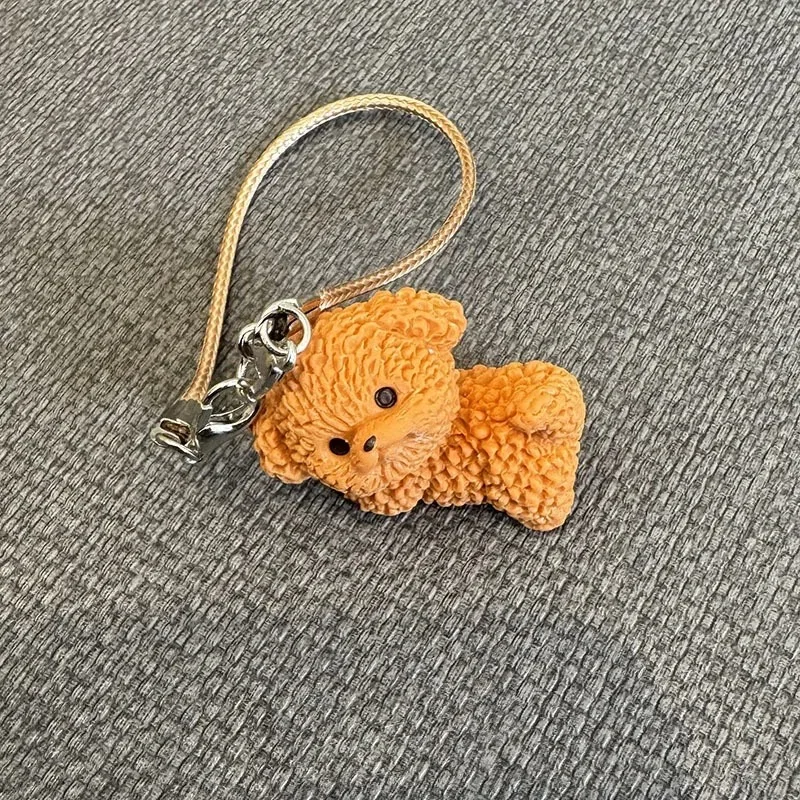 1/12 Welpen Anhänger Maßstab Puppenhaus Dekoration Simulierte Milch Tee Flasche Modell Zubehör Plüsch Puppe