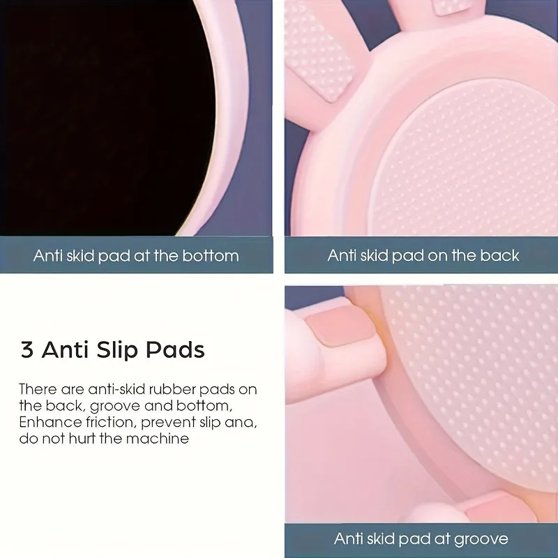 Supporto per telefono e tablet Cute Bunny: design antiscivolo per telefoni cellulari e tablet da 4-12,9 pollici