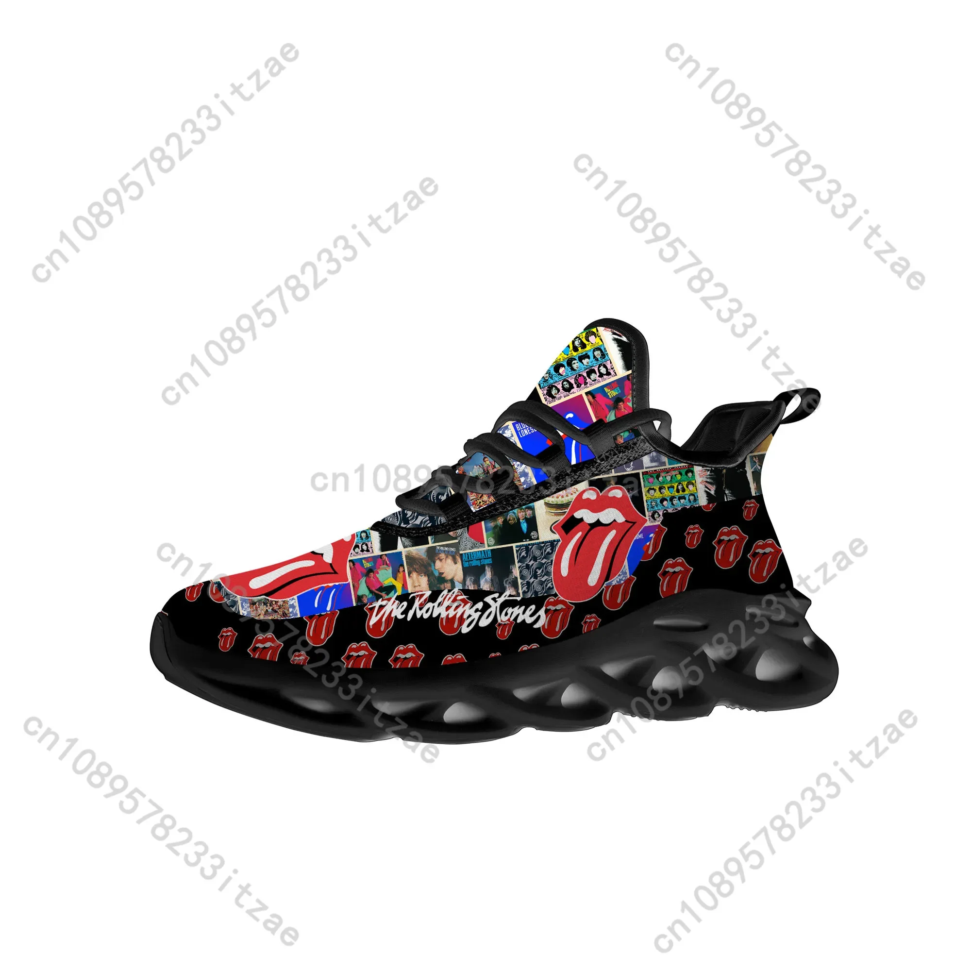 

The Band Rolling Flats Sneakers Mens Womens Sports Running Shoes High Quality Sneaker Lace Up Mesh Footwear custom made Shoe