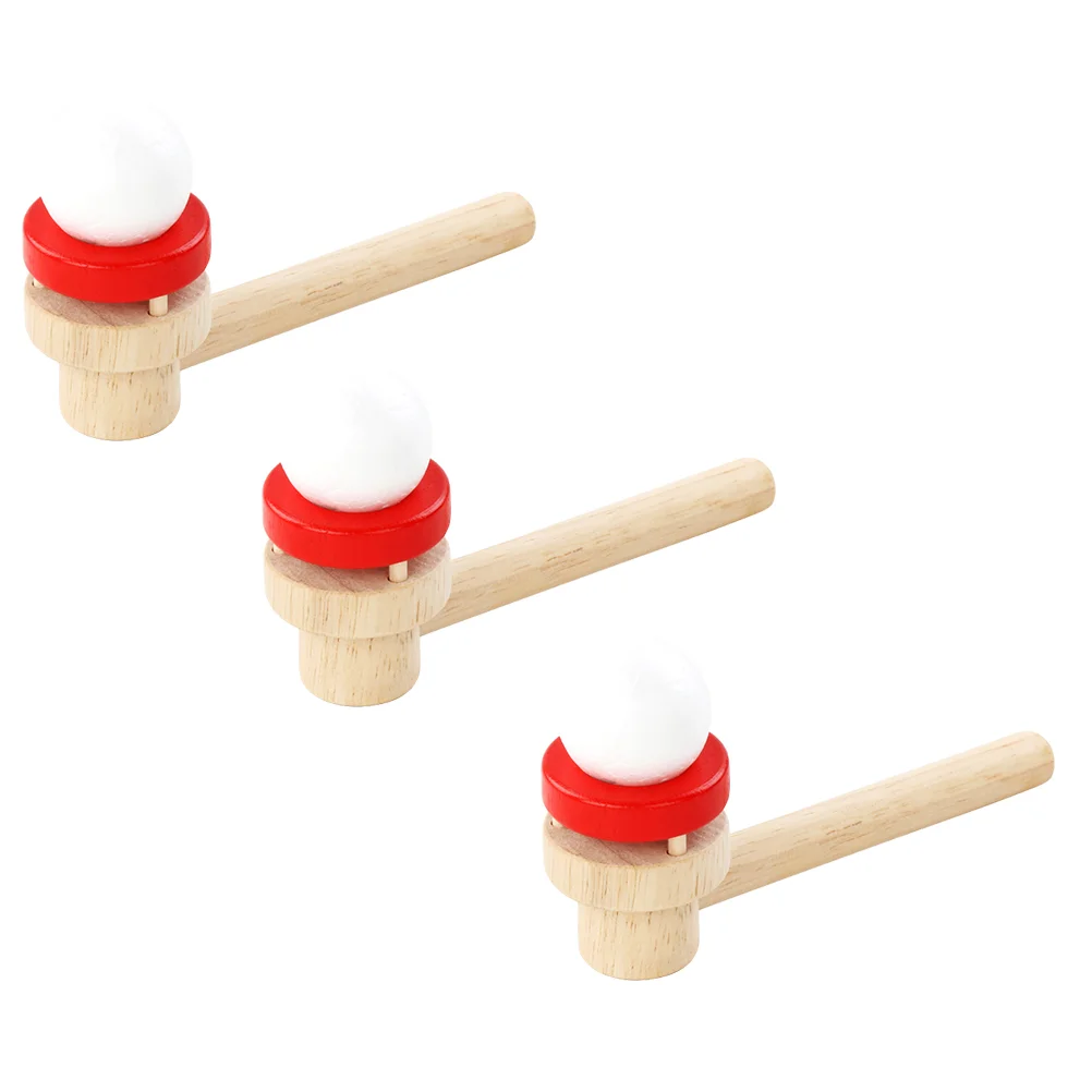 

3 Pcs Blower Kids Toy Blowing Ball Toys Playthings The Pipe Plastic Funny Balls Parent-child Toddler Balanced Educational