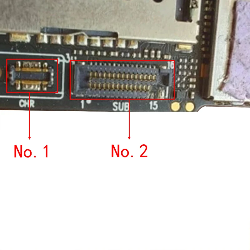 2Pcs 30Pin USB Charger Charging FPC Connector On Motherboard For Ulefone Power 5s Power5s Battery FPC