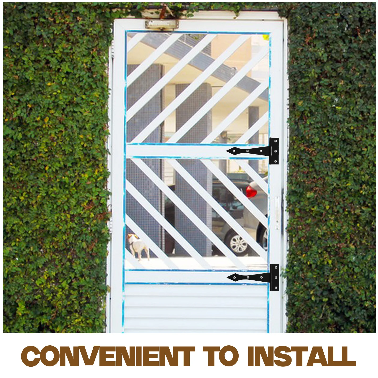 

8pcs Iron For Door Cabinet Heavy Duty Replacement Metal Residential Door Hinges Kitchen Cabinet Doors Hinges For Home