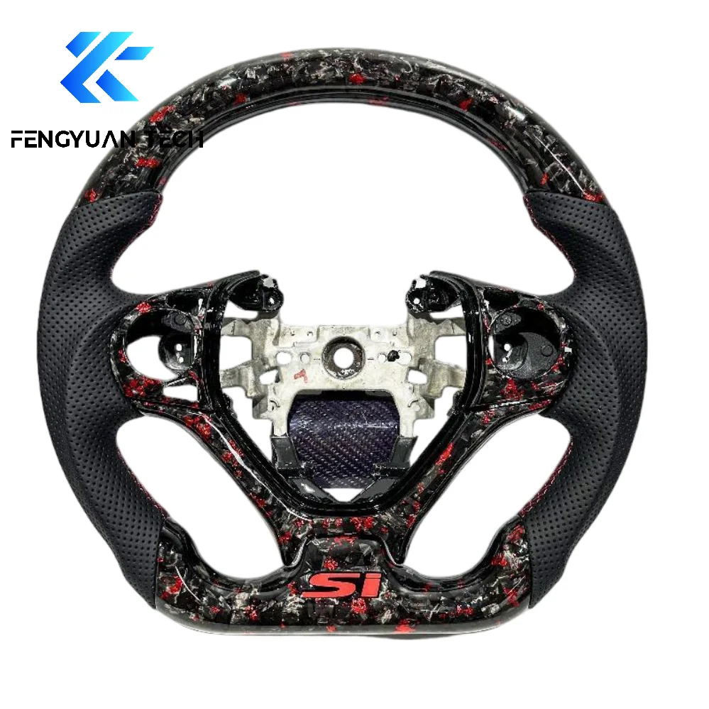 Custom Forged Carbon Fiber Steering Wheel for honda civic Gen Accord 10th 9th 11th Fl Acura Integra DC2 DC5 CV1 DE4 Rsx Tsx Tlx