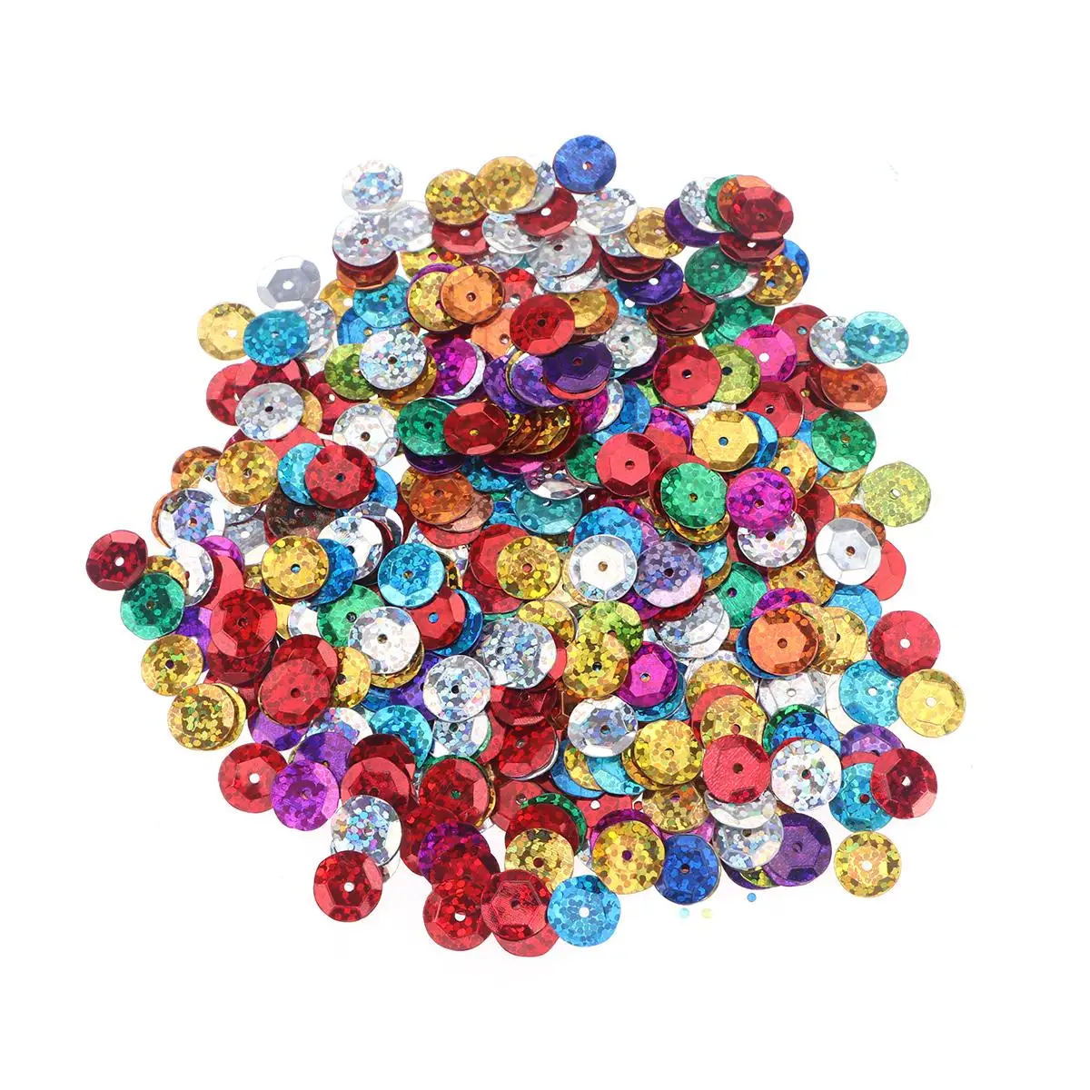 

Round Paste Material Ornaments for Kids Sequin Crafts DIY Greeting Card Sequins Child