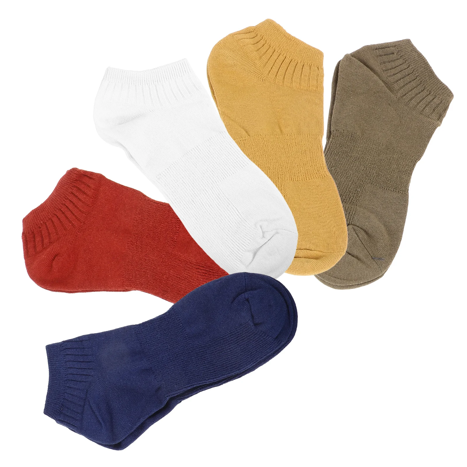 

10 Pairs Men Socks Design Breathable Sports Antiskid Vintage Athletic Cotton Material Sneakers Matching