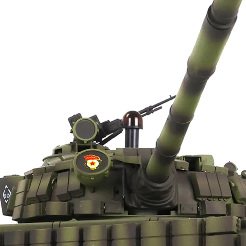 بيع الولايات المتحدة Henglong T72 RC دبابة قتال 1/16 RTR 7.0 اللوحة الرئيسية 3939 عجلة المسارات المعدنية درع