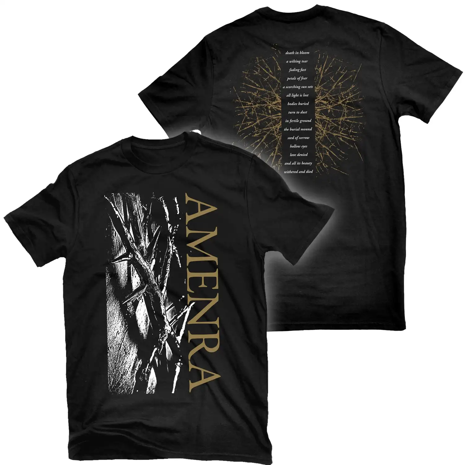 Amenra  De Toorn  Vintage Rock Band Graphic Tee 100% Cotton Round Neck Casual Regular Fit Unisex T-shirt  Summer Top