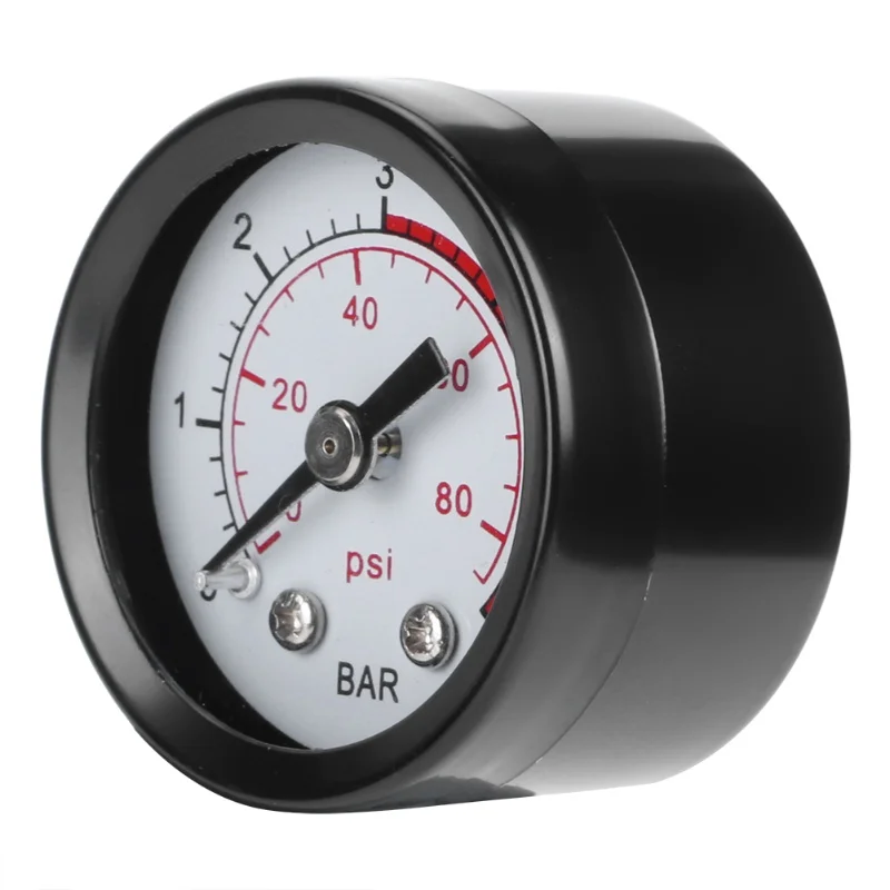 0-6BAR 0-80psi Atomizer Pressure Gauge Replacement For Stainless Steel Sprayer Accessories