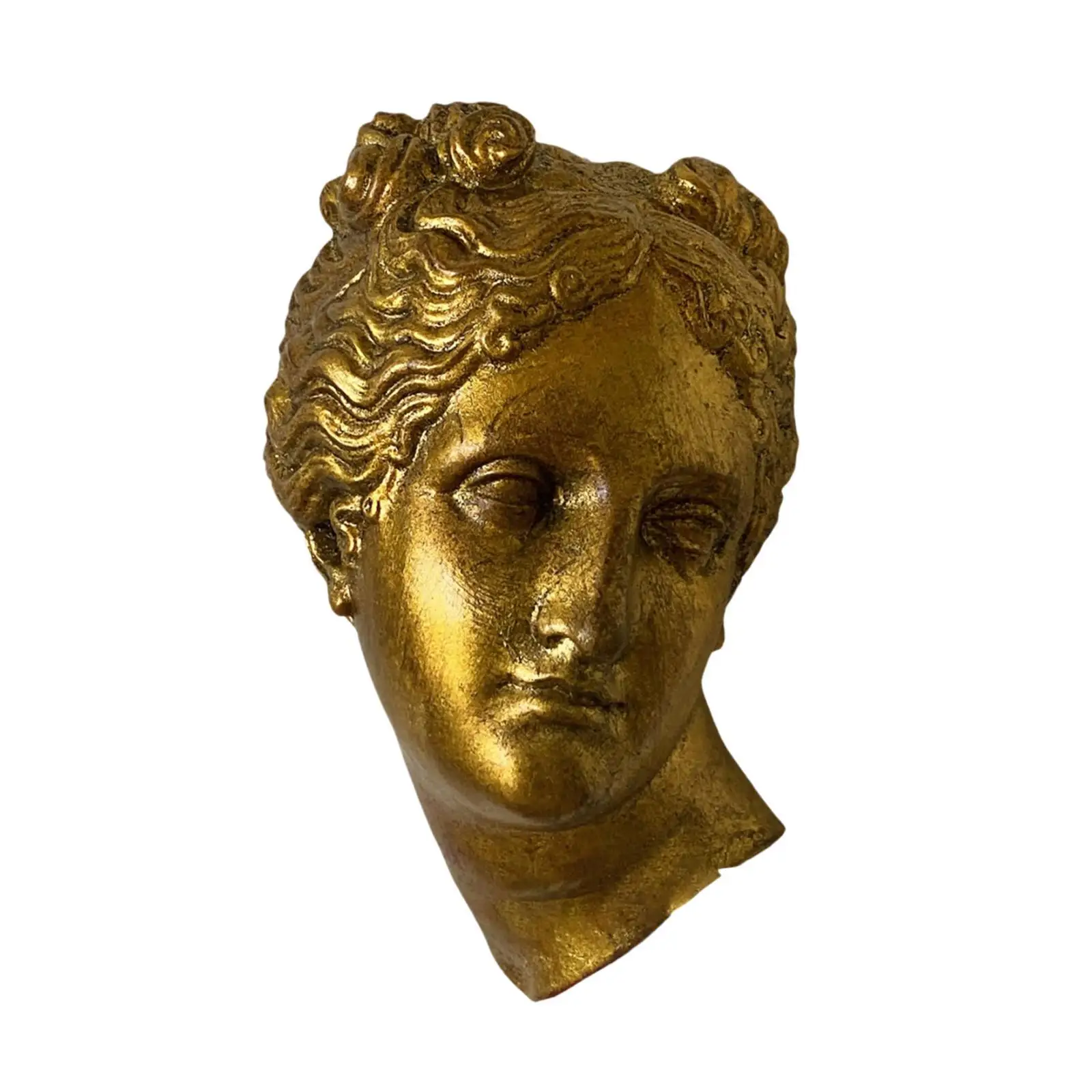 Resin Figure Head Wall Sculpture Antique Art Decor Ornament for Home Decoration Living Room
