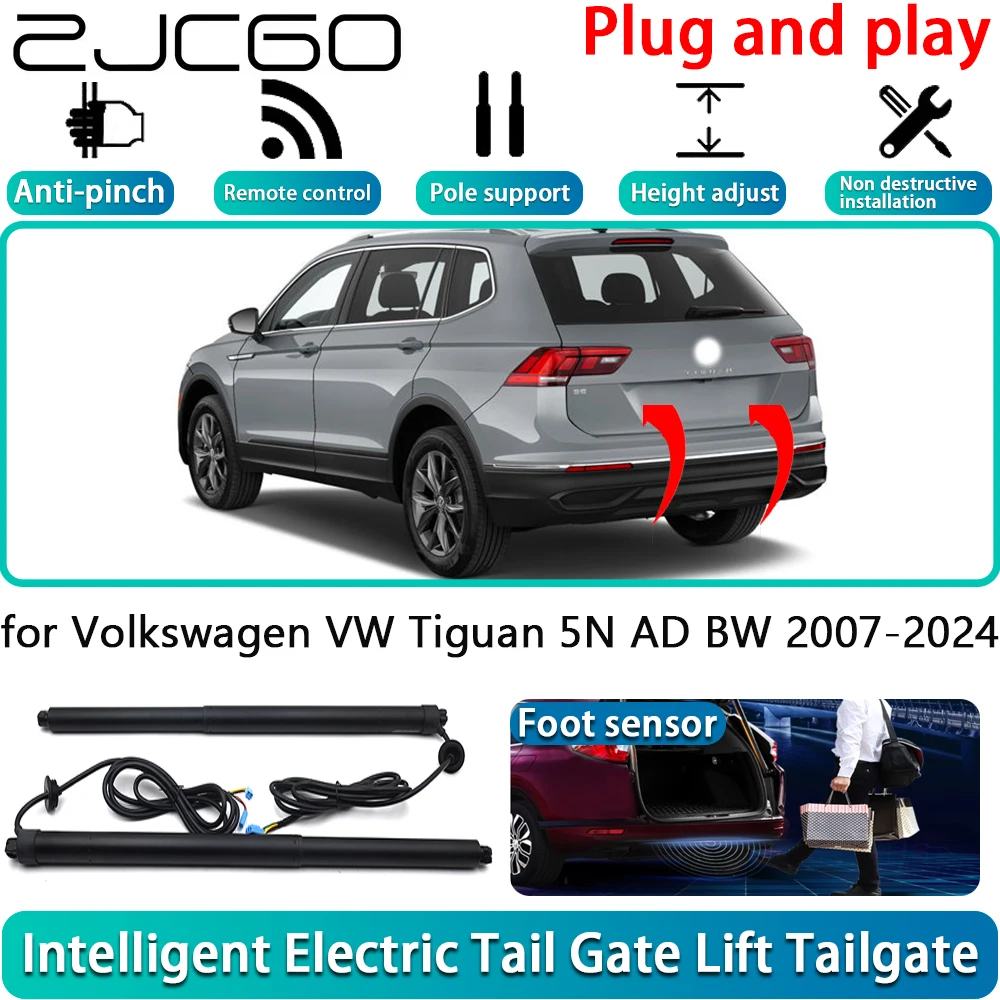 

for Volkswagen VW Tiguan 5N AD BW 2007-2024 Electric Powered Tailgate Power Liftgate Automatic Tailgate System With Foot Sensor