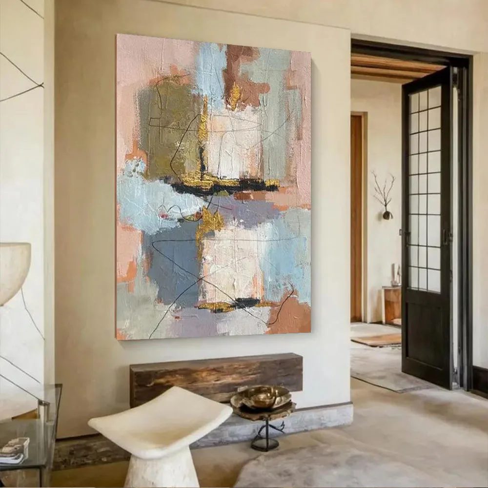 

Home Good Wall Art Canvas Painting New Arrival Abstract Oil Painting Designed Modern Green Picture For Living Room No Framed