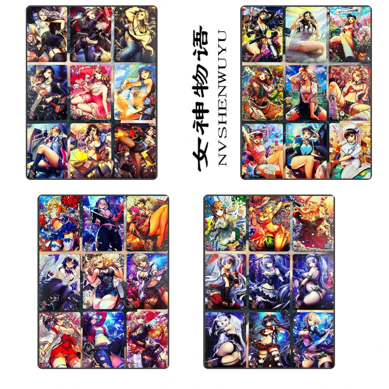 

Anime Goddess Story Diy Homemade Card cartoon character Raiden Shogun Clorinde Collectible card toy Christmas birthday gift