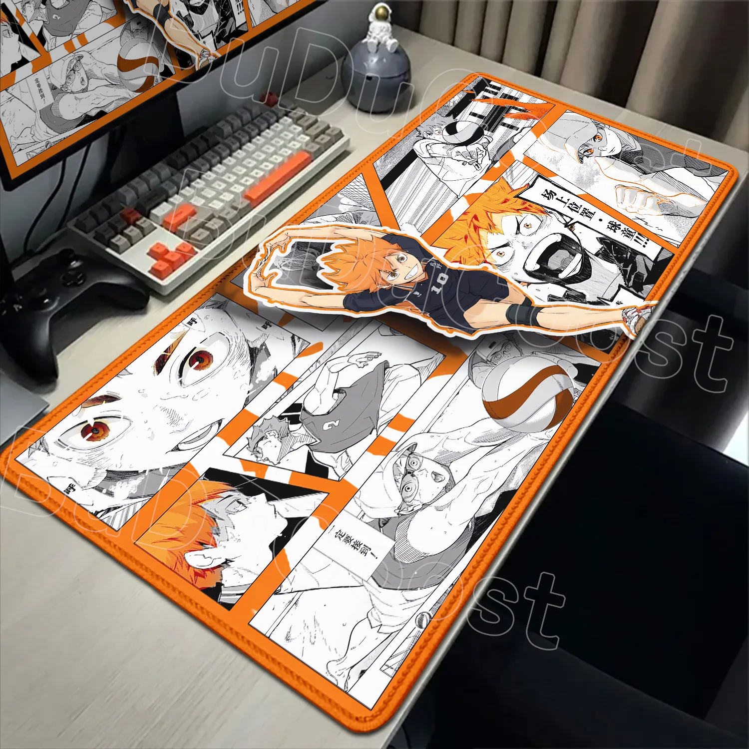 Mouse Pad Anime Haikyuu Large Mousepad Rubber Game Table Mat Laptop Desk Pad XXL Non-slip Computer Keyboard Office Desktop Mats