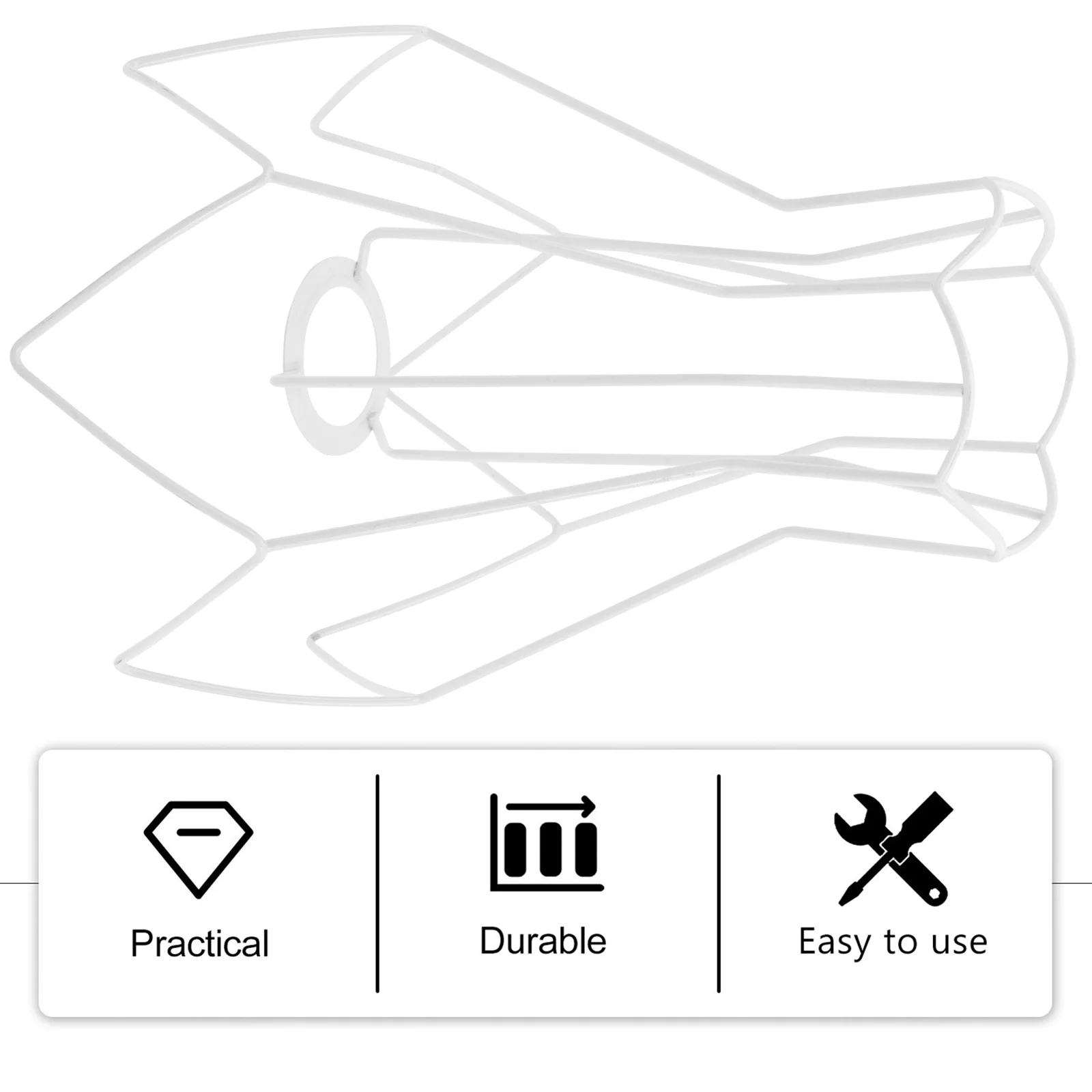 

Woven Shade Frame Metal Ring Support For Diy Table Lamp Chandelier E27 Socket Wire Lamp Cover Lighting Accessory