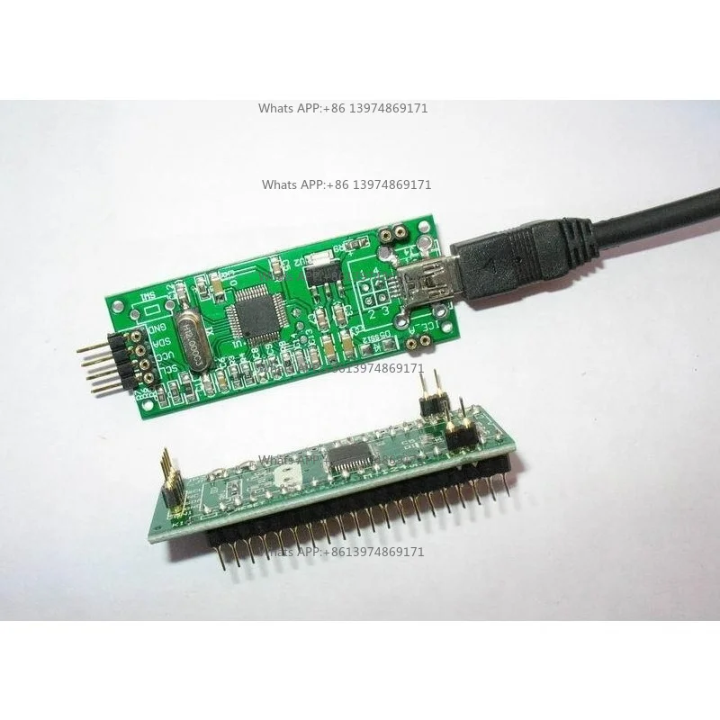 New version 51mini real USB interface 8051 core MCU emulator ISP/ICE debugging head
