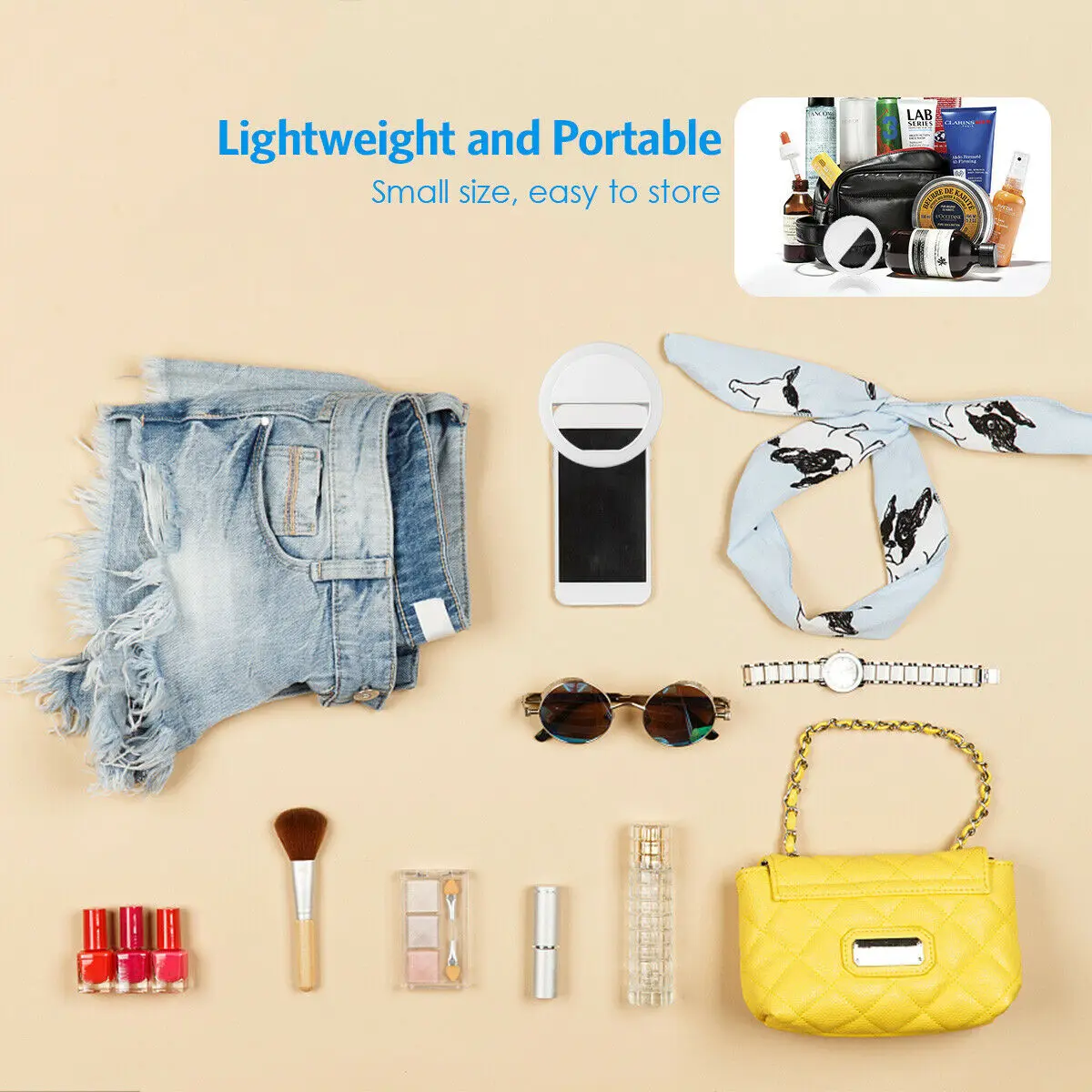 Portable Pocket Led Fill Light 3 Level Brightness Adjustable Photography Lamp For Mobile Phones Laptop Tablet Beauty Filter Lamp