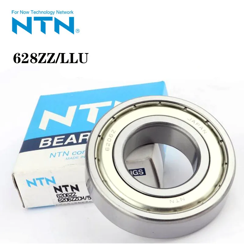 

NTN Japan Original Import 10Pcs 628ZZ 628LLU 8*24*8mm Deep Groove Ball Bearing ABEC-9 High Precision Speed Metal Rubber Bearings