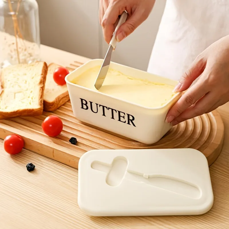 Butterdose, Aufbewahrungsbox für Lebensmittel und Snacks, Kühlschrankaufbewahrung, Küchenutensilien – Detail 5