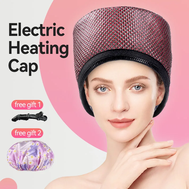 

2025 Hair Heat Transfer electric heat cap for deep conditioning Hair Steamer Cap