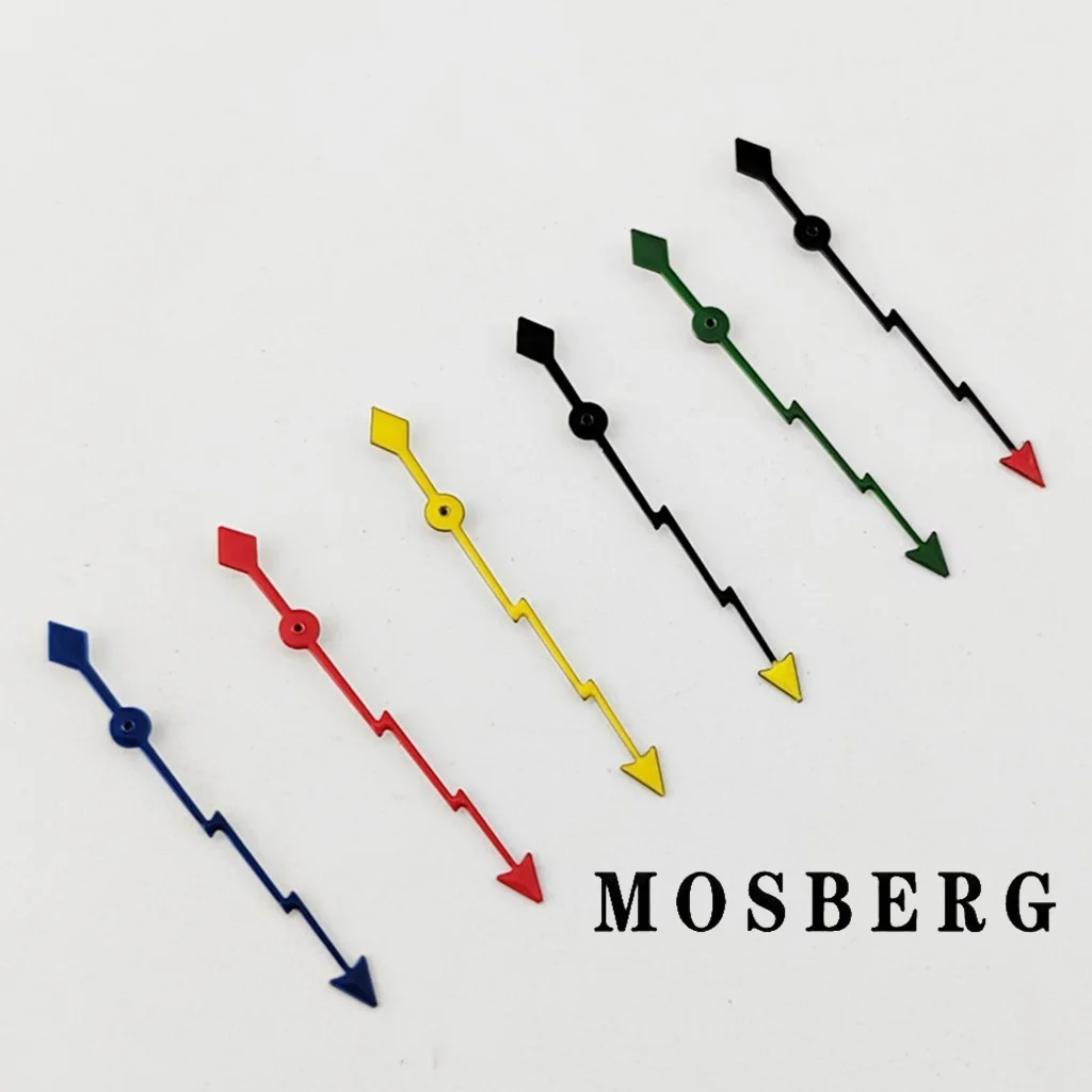 Lancette dell'orologio NH35 verde luminoso argento/nero adatte per orologi NH35 NH36 parti di movimento automatico