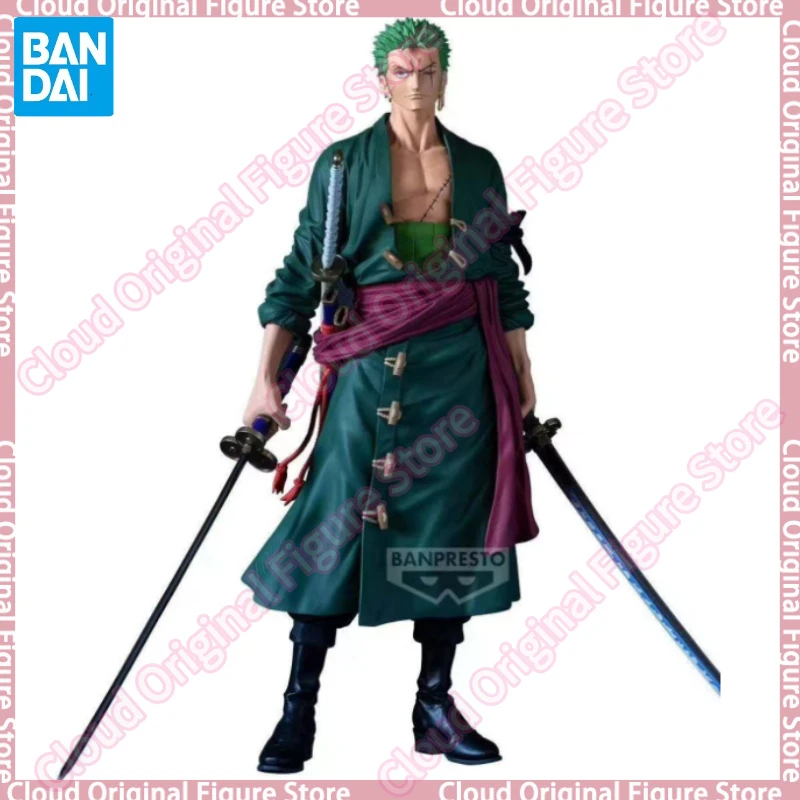 

In Stock 100% Original BANPRESTO PREMIUM ONE PIECE Roronoa Zoro PVC Animation Color Matching Anime Figures Collectible Model