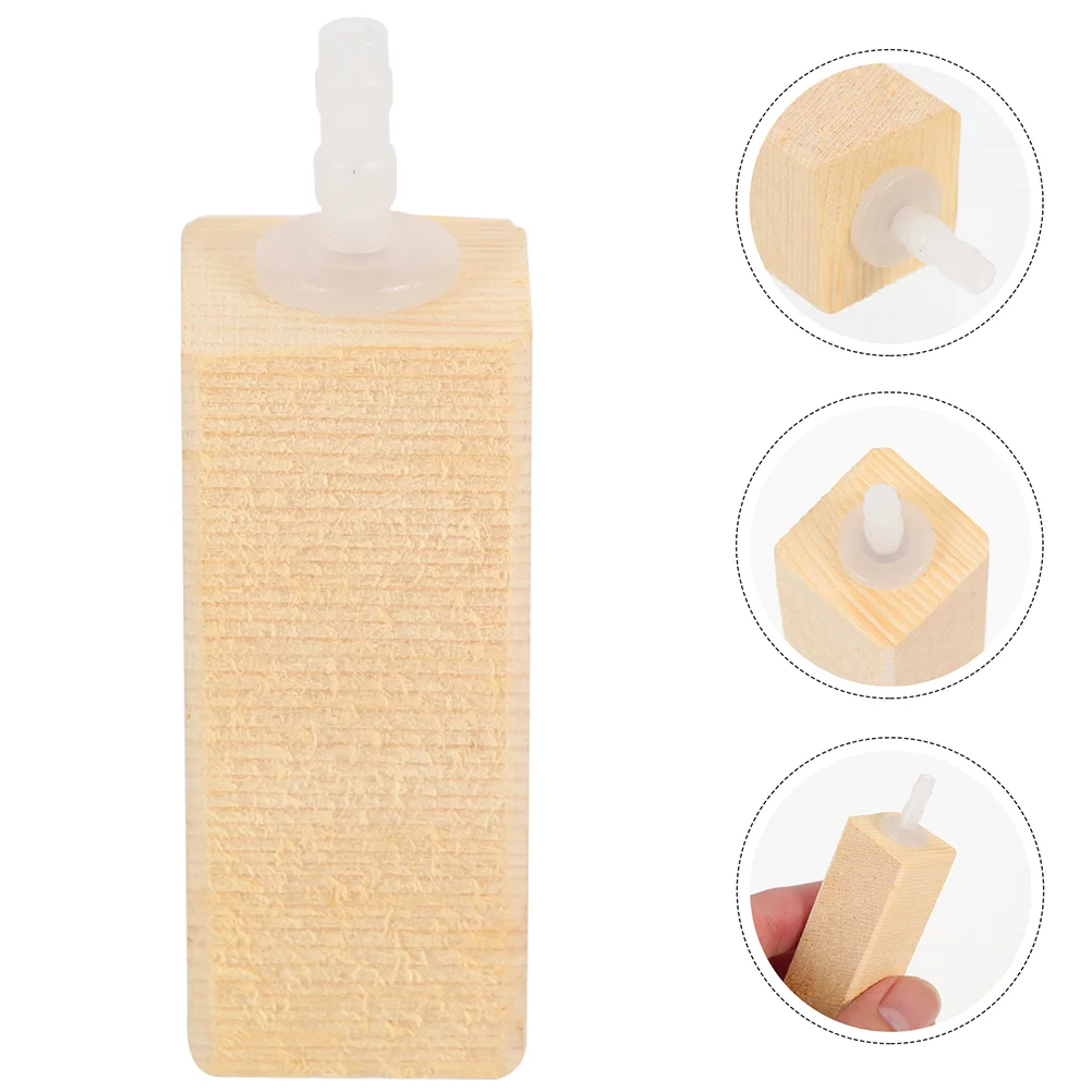 

3pcs Wooden Air Stone Bubble Diffuser for Fish Tank Aquarium Protein Skimmer Oxygen Bubbler Airstone Accessories Pet Supplies