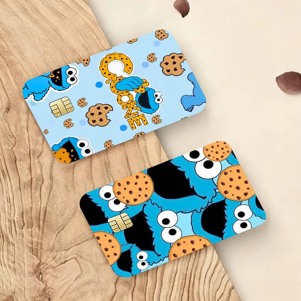 

C-Cookies Monster Cartoon Credit Card Skin Stickers For VISA Bank Bus Metro Access Card Protective Film Cover Sticker