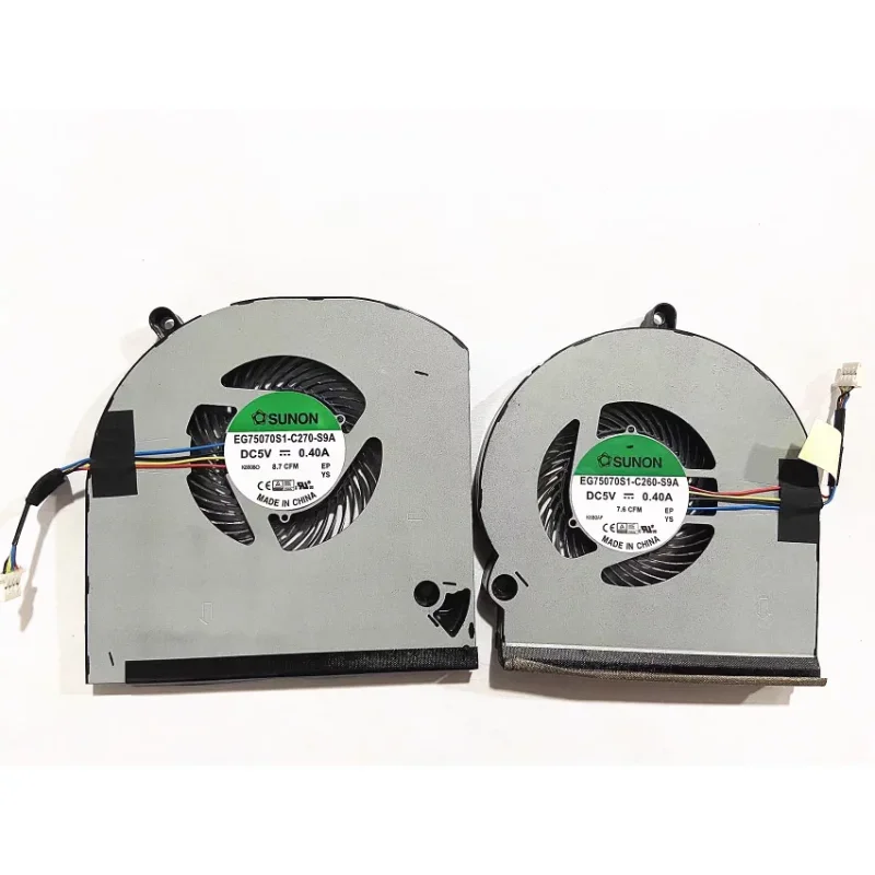 Original CPU Fan For Dell Alienware 15 R3 15 R4 P69F Cooling Fan EG75070S1-C260-S9A EG75070S1-C270-S9A 0K1W4D 06VKKX