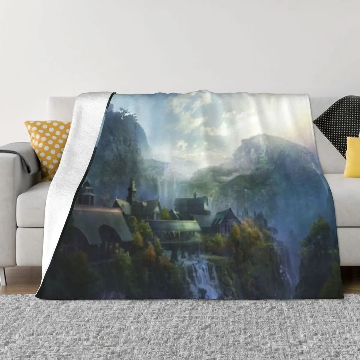 Rivendell Quilt Bed Blanket Quilt For Bed Thin Wadding Blanket Throw Blanket