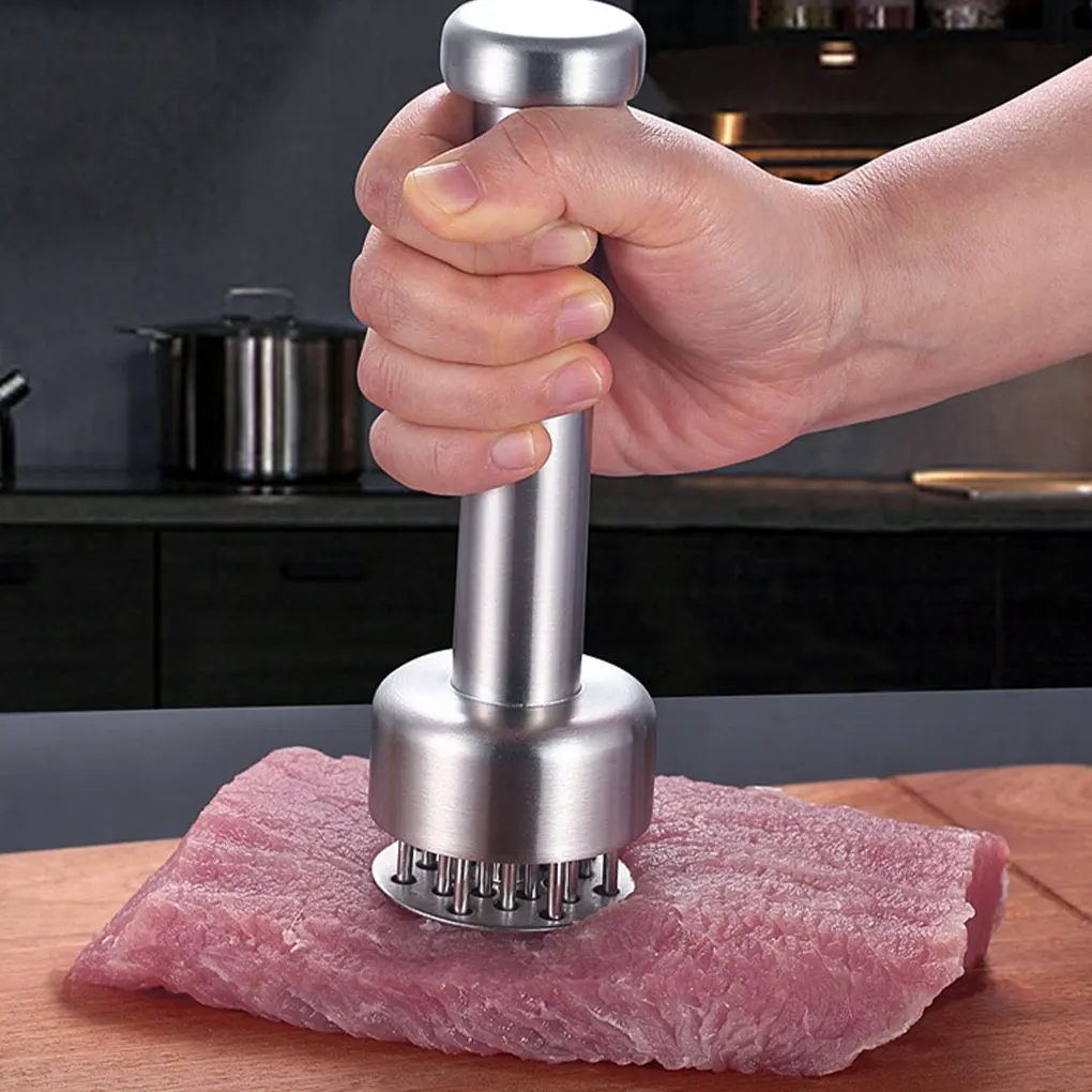 Tender Meat Needle Hammer Easy Meat Insertion Safe Humanized Stainless Steel More User-friendly.