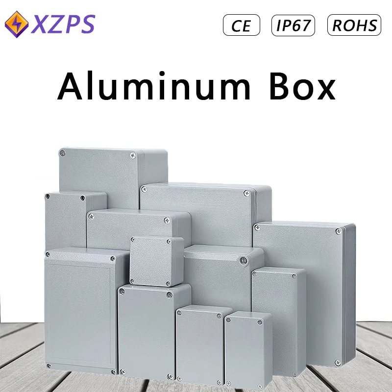 Cast Aluminum Waterproof Box Outdoor Waterproof Metal Box Outdoor Terminal Box Button Box Sealed Aluminum Junction Box