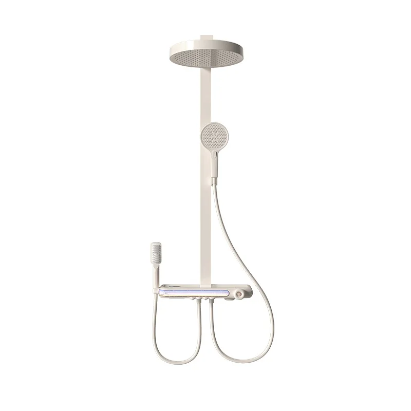 

Four-speed temperature control shower set, simple shower faucet, supercharged