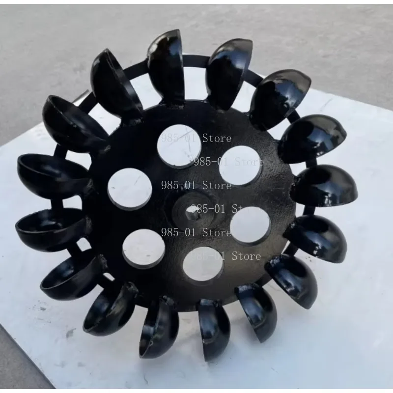 

16-60cm Steel Low Flow Hydro Generator Blades with 10-22 Bowls for Micro Hydro Power Conversion Kit (Home/Creek/Farm Use)