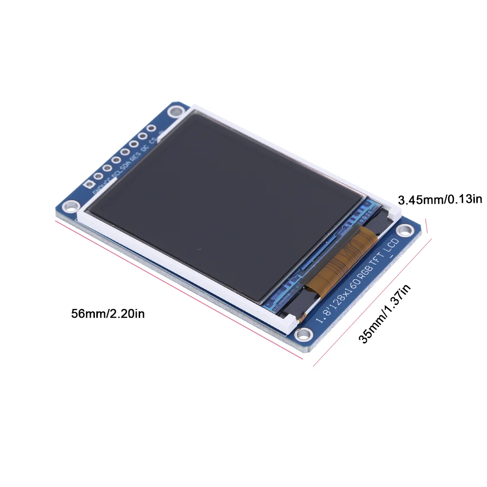 1.8 بوصة وحدة عرض RGB TFT ST7735S محرك IC SPI واجهة المنفذ التسلسلي 128x160 القرار لاردوينو SMT32 لتقوم بها بنفسك عدة