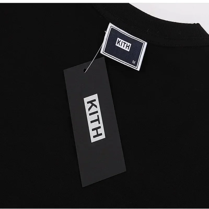 2025 كيث FW مانديلا إعلان الطباعة طبعة محدودة بسيطة تي شيرت الرجال النساء القطن الخالص 100% قصيرة الأكمام عادية تيز