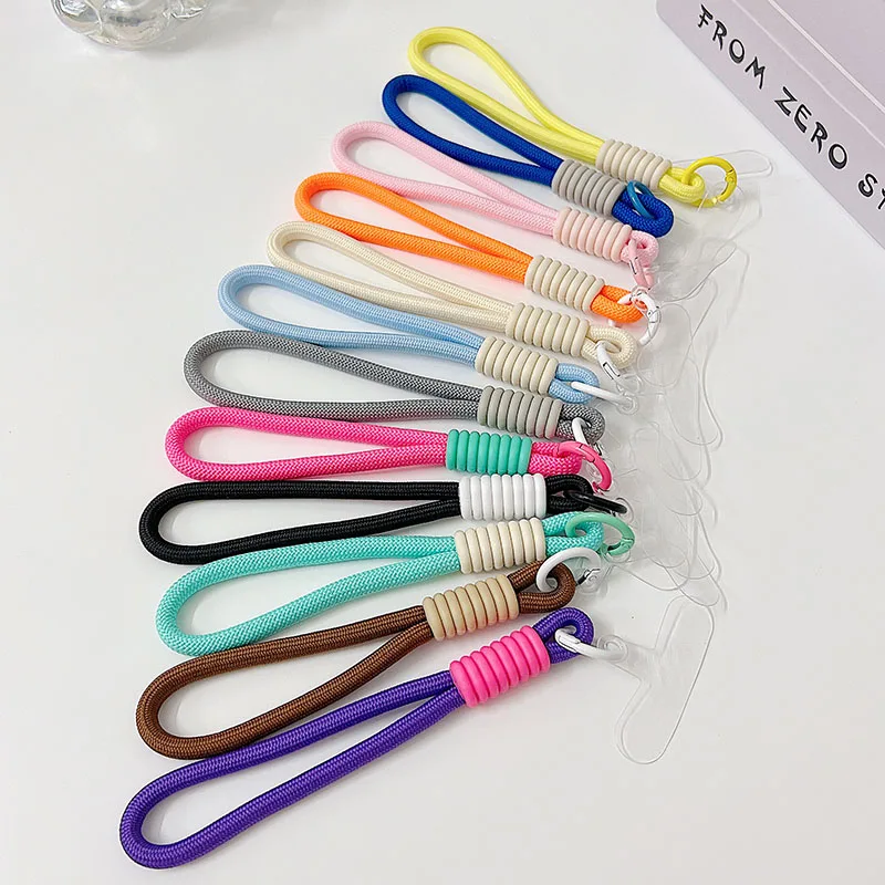 Mobile Phone Lanyard Strap Hanging Chain Ring Cord With Patch Wrist Strap For Cell Phone Case Rope Keychain