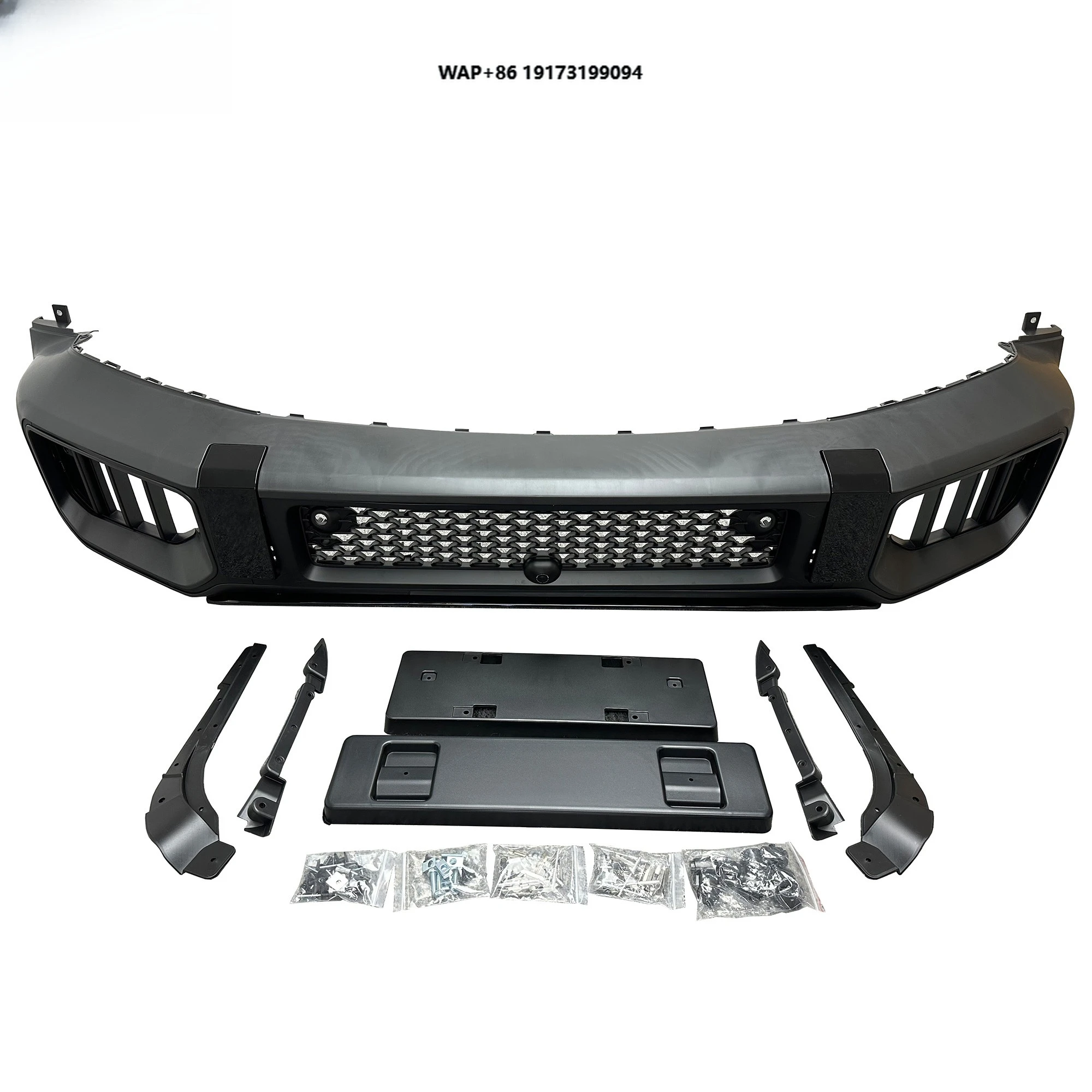 

Upgrade 2025 G63 Car Parts PP Material Front Bumper for G-Class G Wagon G63 G500 G550 Bumper 2019-2024