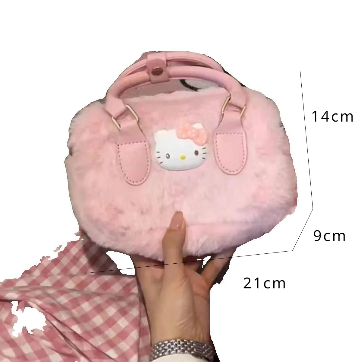 Sanrio torby Crossbody dla kobiet pluszowe etui na ramię Hello Kitty torebki i torebki modna torebka listonoszka śliczny portfel