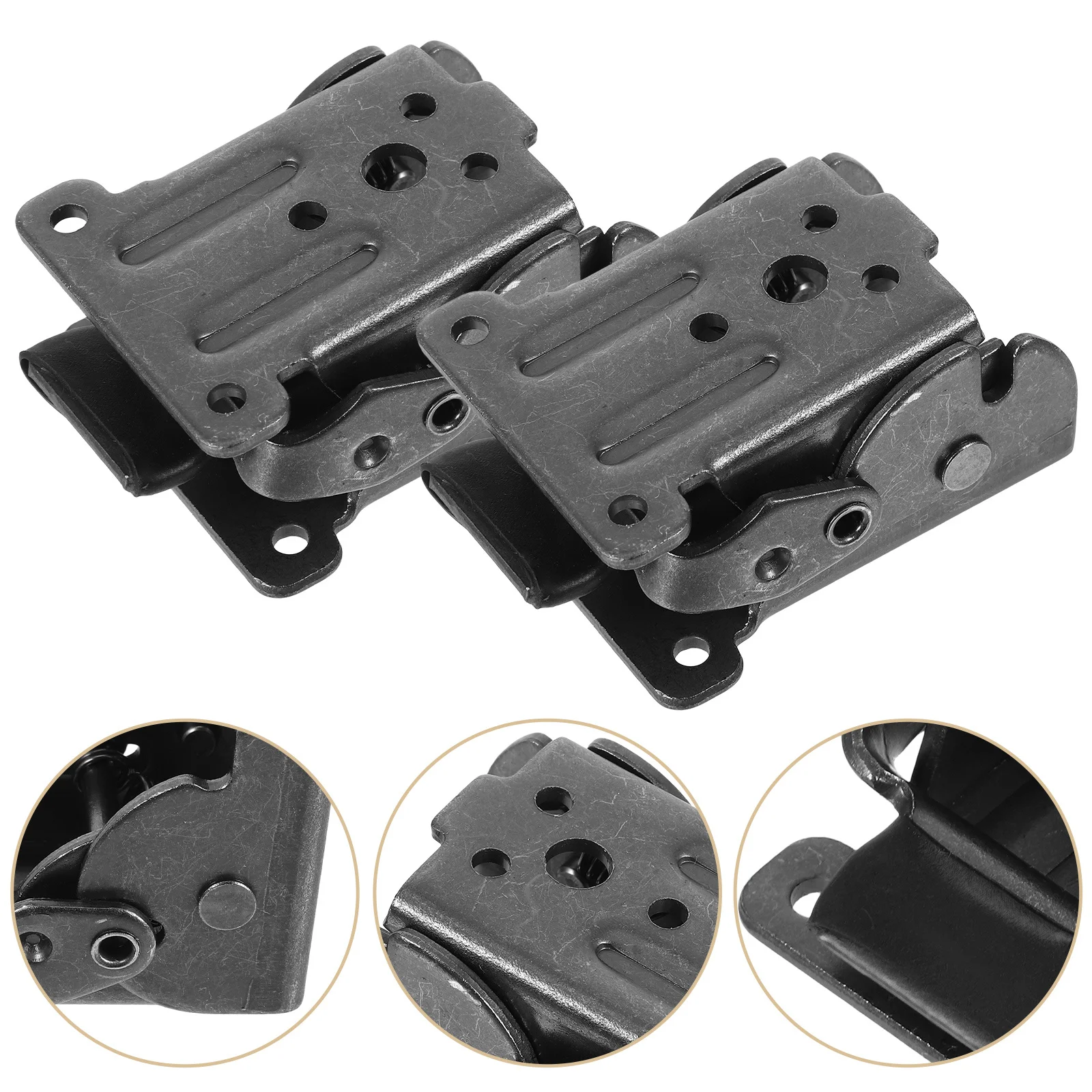 

4 pcs Folding Table Brackets 90 Degree Heavy Duty Self Locking Hinges For Coffee Table Dining Desk Workbench Foldable Shelf