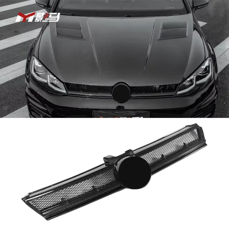 

Suitable for VW Volkswagen Golf 7/7.5 China Net Modified Front Face Air Intake Grille Carbon Fiber Decorative Auto Parts