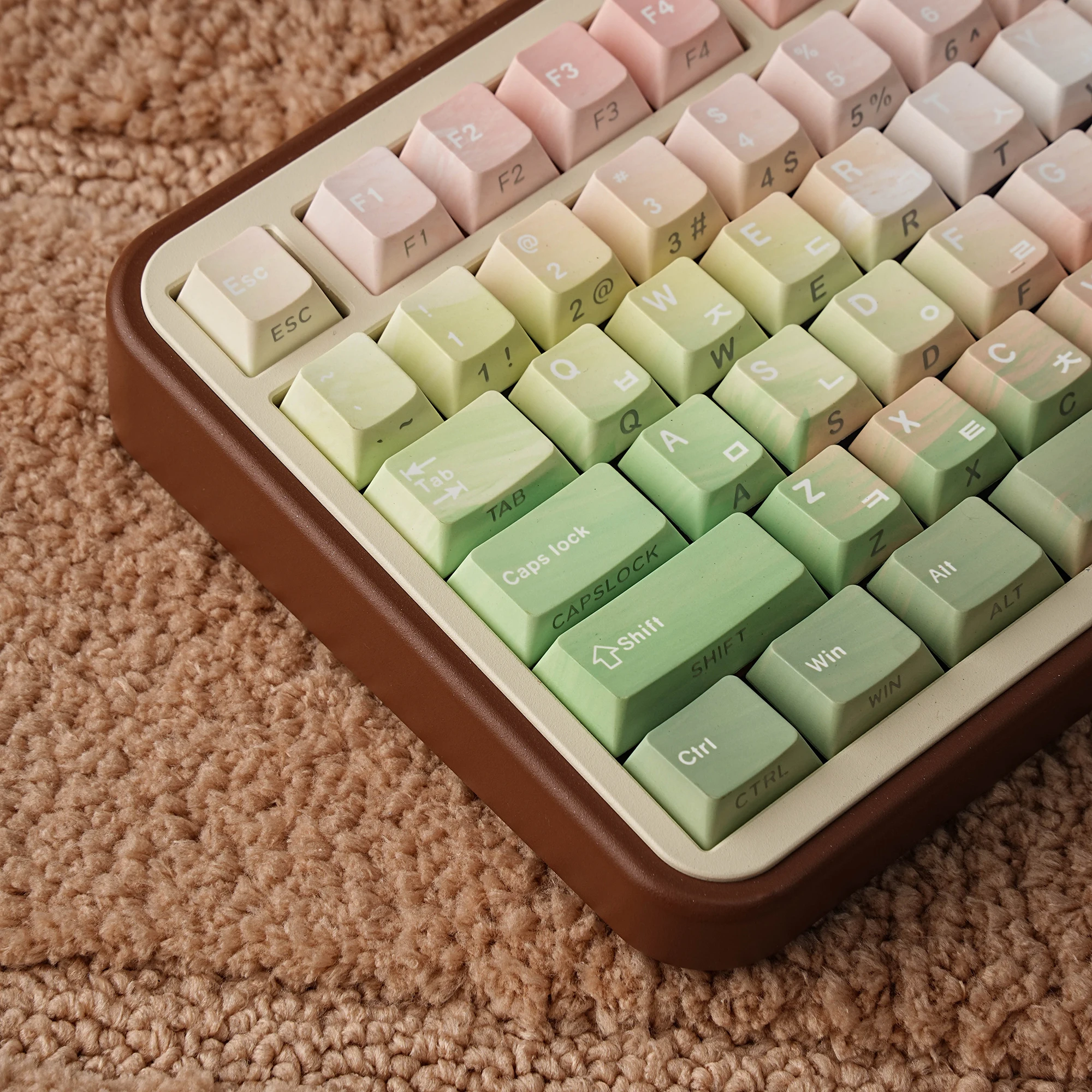 

Механические колпачки для клавиш из ПБТ, боковой светильник, корейский, русский, ISO, французский, немецкий, испанский, японский, арабский, вишневый колпачок для клавиш