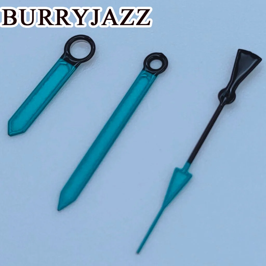 BURRYJAZZ jam tangan oranye biru tangan hijau bercahaya NH35 NH36 NH38 7S26 7S36 4R35 4R36